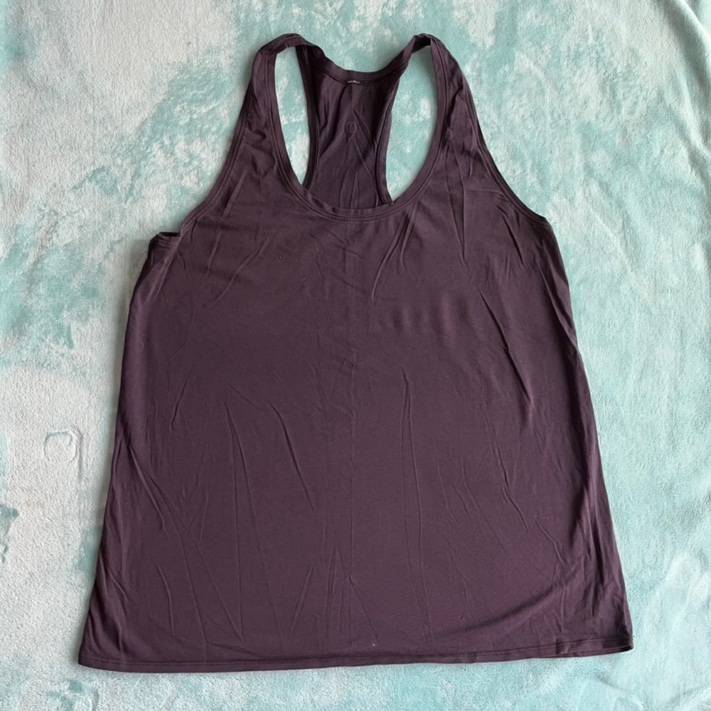 Plum racer back
